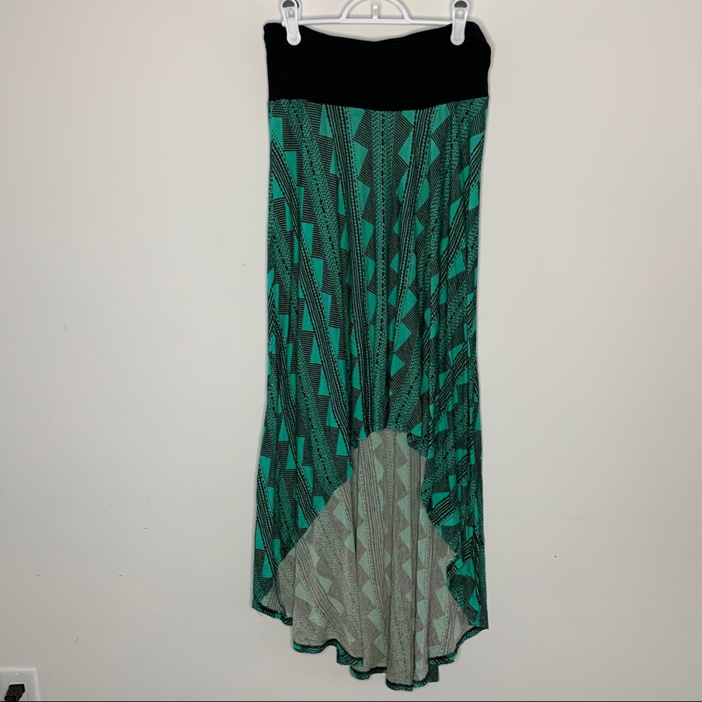 Green skirt